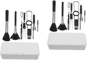 DOITOOL 2 Sets Portable Earphone Cleaner Headphone Cleaning Brush Electronics Cleaning Kit