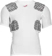 [Zoombang] Integrated Rib and Shoulder Combo Protection Youth Short Sleeve Shirt Football Compression T