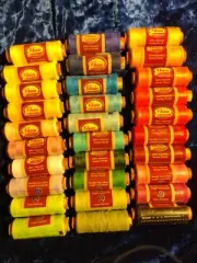 30 Spools Polyester Sewing Thread, Chain Power