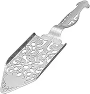 HOLIDYOYO Filter Scoop Absinthe Dripper Cube Sugar Spoon Kitchen Supplies Stainless Steel Spoon
