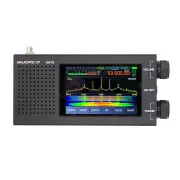 NEW Malachite V5 DSP SDR 1.10d Radio Receiver 10kHz to 2GHz Frequency 5000mAh Battery Custom CNC Aluminum Case Portable