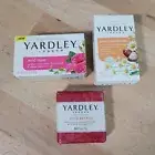 Yardley London Soap LOT OF 3 Wild Berries, Shea Buttermilk, Wild Rose NEW SEALED