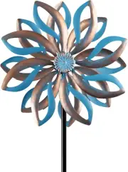 Metal Wind Spinner Vintage Kinetic Pinwheels Outdoor Lawn Garden Art Decoration