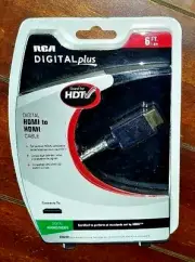 RCA Digital Plus ~Digital HDMI to HDMI Cable~ 6ft - Audio/Video - Item #DH6HH