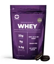 1KG - WHEY PROTEIN ISOLATE / CONCENTRATE GRASS-FED - COOKIES & CREAM -