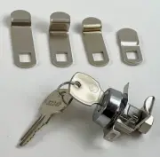 Universal Mailbox Mail Box Keyed Locks Lock with 5 Cams Combination Adapters