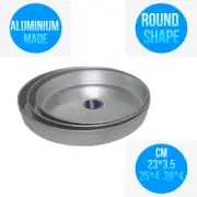 Round Khaman, Dhokla & Sweet Aluminium Steamer 3 pcs Plate Sets