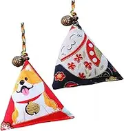 Cabilock 2pcs Japanese Style Blessed Sachets with Dried Lavender Cartoon Design Flower Sachets for Wardrobes Cars and Random Color Random Color