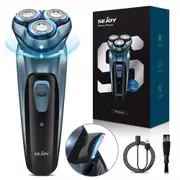 3 Rotary Head Cordless Electric Shaver Razor Pop-Up Trimmer Men's Facial