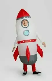 Kids' Inflatable Rocket Ship Halloween Costume Bodysuit One Size - Hyde & EEK!