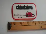 * 1 RARE 70S SHINDAIWA CHAINSAW LUMBERJACK PATCH BADGE CREST *