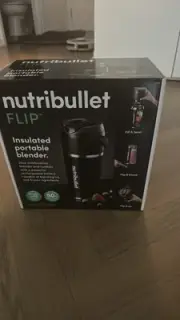Nutribullet Flip Portable Blender, 80 W, Matte Black, NBPB50350AK