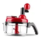Hand crank food processor chopper for vegetables fruits nuts with egg white