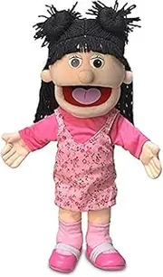 14" Susie, Peach Girl, Hand Puppet