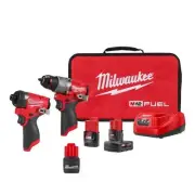 M12 FUEL 12V Lithium-Ion Brushless Cordless Hammer Drill and Impact Driver Combo