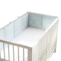 在飛比找momo購物網優惠-嬰兒防撞床護欄 多款可選(360度紗布床圍/床邊護欄)