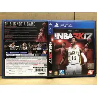 在飛比找蝦皮購物優惠-PS4 NBA 2K17 (中文版) 二手