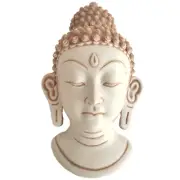 Buddha Mask 9" Wall hanging Art Sculpture Painting wall décor mask Religious Gif