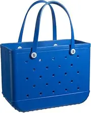 [Jntahecg] EVA Waterproof Beach Tote, Rubber Travel Bags Sandproof Large Size Handbag for Sports Gym Shopping Travel Market Outdoor.