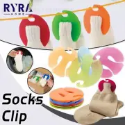 6-24PCS Socks Clip Underwear Glove Tie Socks Clip Home Laundry Clothes Peg Color