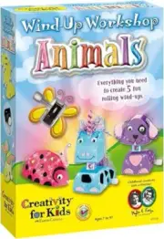 New Creativity For Kids Craft Kit Make Wind Up Workshop Animal Toys