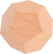 ERINGOGO DIY Wooden Dice Game Props 12 Sided Shut The Box Dice Unfinished Educational Math Toys for Boys and Girls Adults