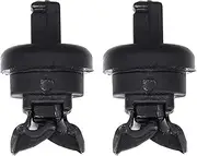 GUERBEIS 2X Parcel Shelf Clips Fit for Nissan, Qashqai Dualis J10 J11 Note E11 Rogue Sport String Cord Hanger Bracket Pegs Pins 79916JD00A Luggage Shelf Clips