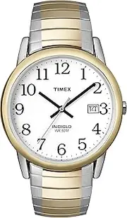 Men's Easy Reader Watch, Two-Tone/White/Two-Tone, 35MM, Timex Men's Easy Reader Watch