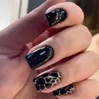Elegant Leopard Print Press On Nail Acrylic False Nail on Nail For Women