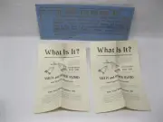 Ira Freeman Ft Edward Ny Razor Leather Strop Paper Flyers & Display Sign Vtg Old