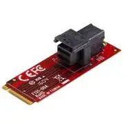 StarTech U.2 (SFF-8643) to M.2 PCI Express 3.0 x4 Host Adapter Card for 2.5\u00D3 U.2 NVMe SSD M2E4SFF8643
