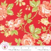 Moda JELLY & JAM 20490 14 Red Floral FIG TREE Quilt Fabric