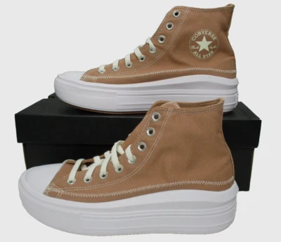 Converse CTAS Move HI Platform Clay Pot (Blush) White Shoes Womens Sz 10