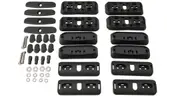 Rhino Rack RCP Roof Rack Base Kit (x4) Generic Roof Rack Base Kit M6 Fix point Adaptor RCP49-BK