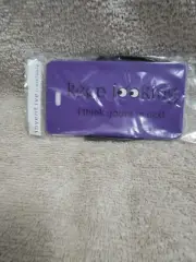 Inventive Travelware " Keep Lking I Think...." Purple Luggage Tag ( Box 26)