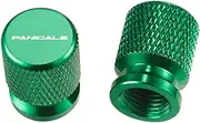 IEDZCUMC Aluminum Motorcycle Tyre Valve Cap Dustproof Universal Compatible with Ducati 899 959 1199 1299 V2 Panigale Accessories 2PCS(Green)