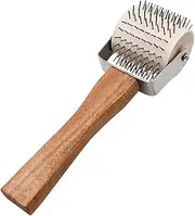 Honey Uncapping Roller Beekeeping Bee Comb Extracting Needle Roller Tool Beekeeping Equipment Bee Hive Hand Tool with Wooden Handle