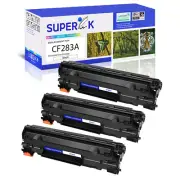 3 PACK - CF283A 83A Toner Cartridge for HP LaserJet Pro MFP M128fn M125ra M127fn