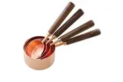 Ape Basics: Copper Plated Rose Gold Measuring Cups (Set of 4)