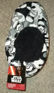 Star Wars Slipper Socks, Storm Troopers Size Child's Small/Medium 8-13 NWT