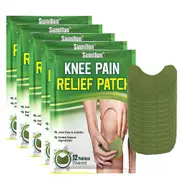 60x Wormwood Knee Patch For Knee, Back, Neck, Shoulder Sports Fitness Joint Care 12pcs/bag