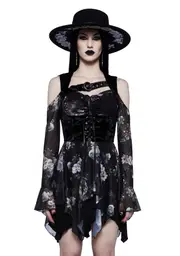 [Widow] You Must Believe Underbust Corset - Black