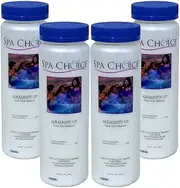 SpaChoice 1-Pound 4-Pack Premium Alkalinity Up, Alkalinity Increaser for Hot Tub, 100% Sodium Bicarbonate, Made in USA