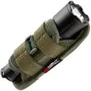 TH1 Tactical Flashlight Holster Duty Belt Pouch Open-end Stretchable Rotatabl...