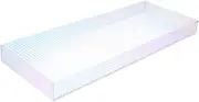 Alipis Dresser Vanity Tray Acrylic Stripe Organizer for Perfume Lipstick Jewelry Storage Multi Use Countertop Tray for Bathroom Bedroom