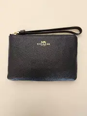 Coach Wristlet Navy Blue