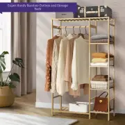 Bamboo Portable Wardrobe Hanging Clothes and Storage Organizer | Clothes Storage