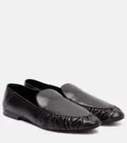 [Saint Laurent] Saint Laurent Alain leather loafers AU 9.5 brown