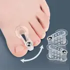 Gel Toe Spacers Magnetic Toe Splitters Bunion Support with Toe Separator