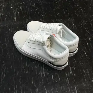 VANS Old Skool 白色 黑線 黑色 白黑 全白 帆布 麂皮 基本款 板鞋